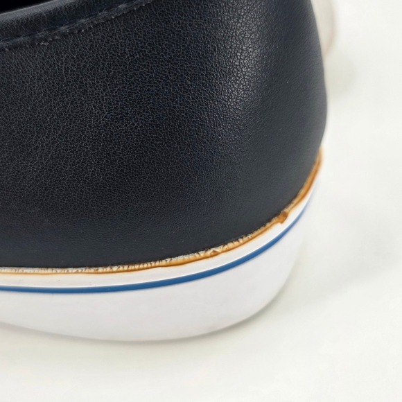 COACH CITYSOLE SKATE SLIP ON SNEAKERS MENS SIZE 10 D BLUE CAMO LEATHER CANVAS - Picture 10 of 14